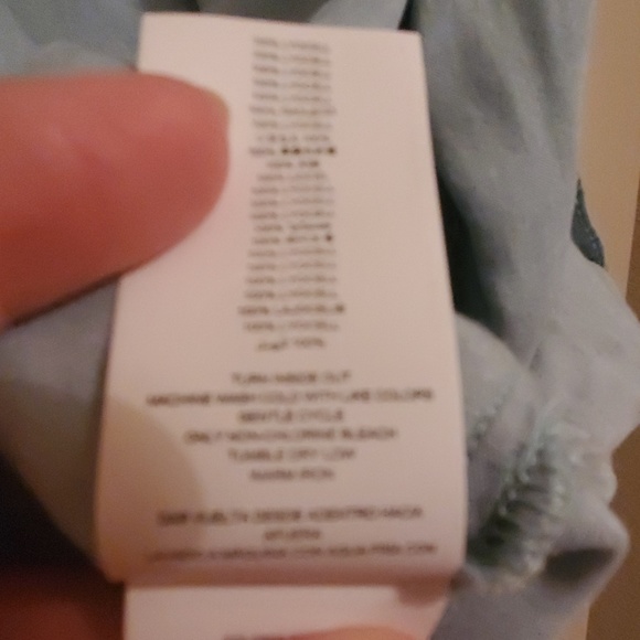 Mk indigo wash women's shirt - Picture 4 of 5